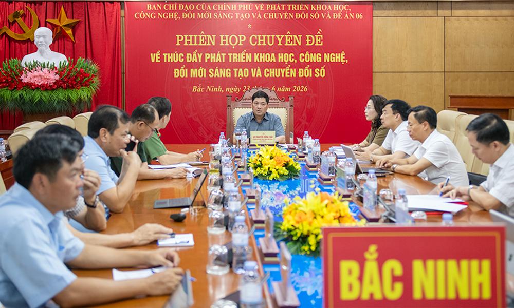 Bắc Ninh xác định phát triển khoa học công nghệ, đổi mới sáng tạo, chuyển đổi số là động lực của tăng trưởng
