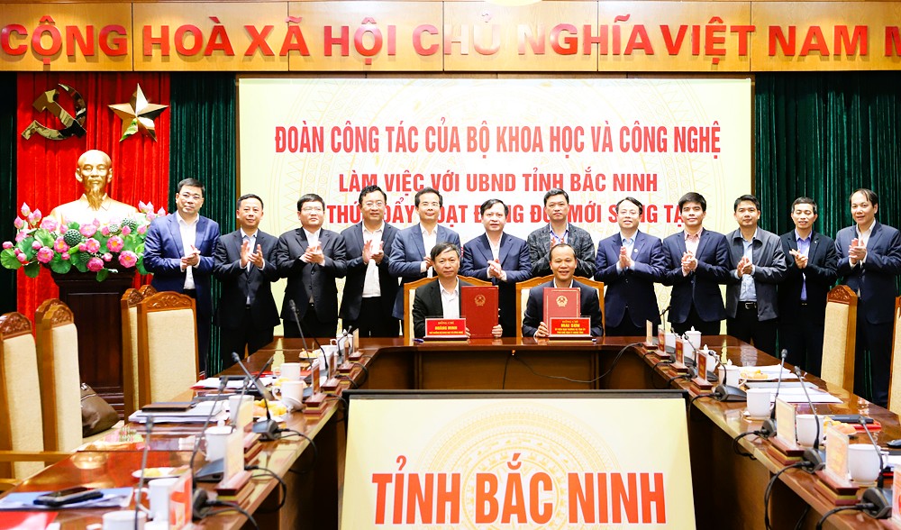 Bộ KH&CN làm việc với tỉnh Bắc Ninh về thúc đẩy đổi mới sáng tạo