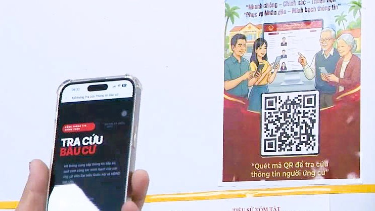 Mô hình quét mã QR trong bầu cử